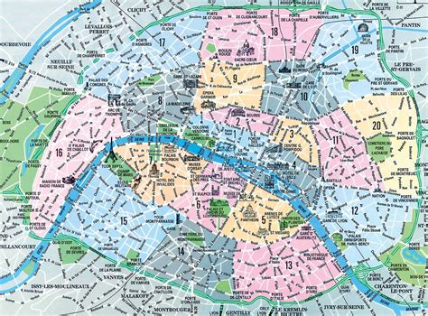 plan paris maps.